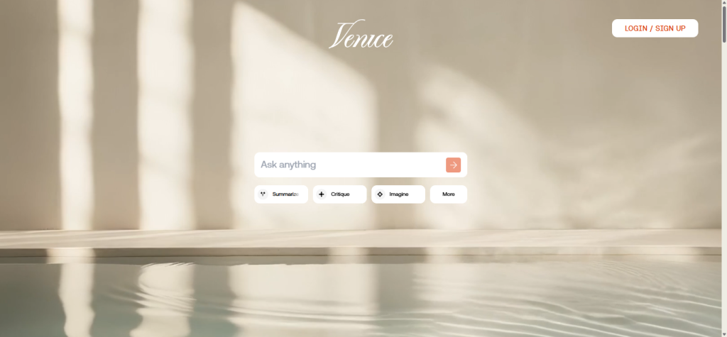 Venice AI Dashboard
