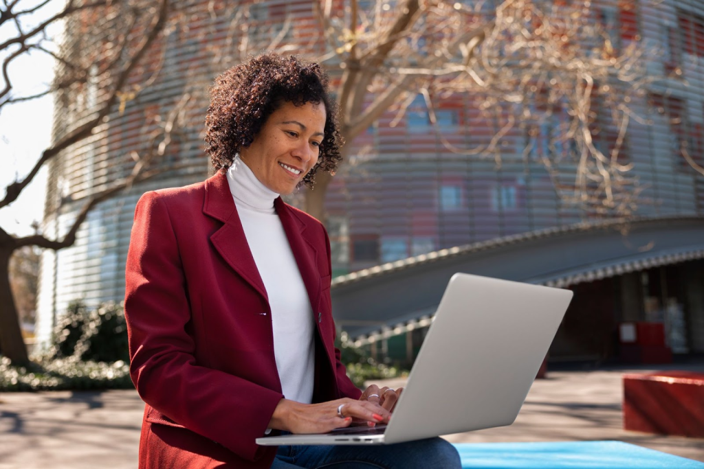 A woman with a Digital marketing occupation in Canada