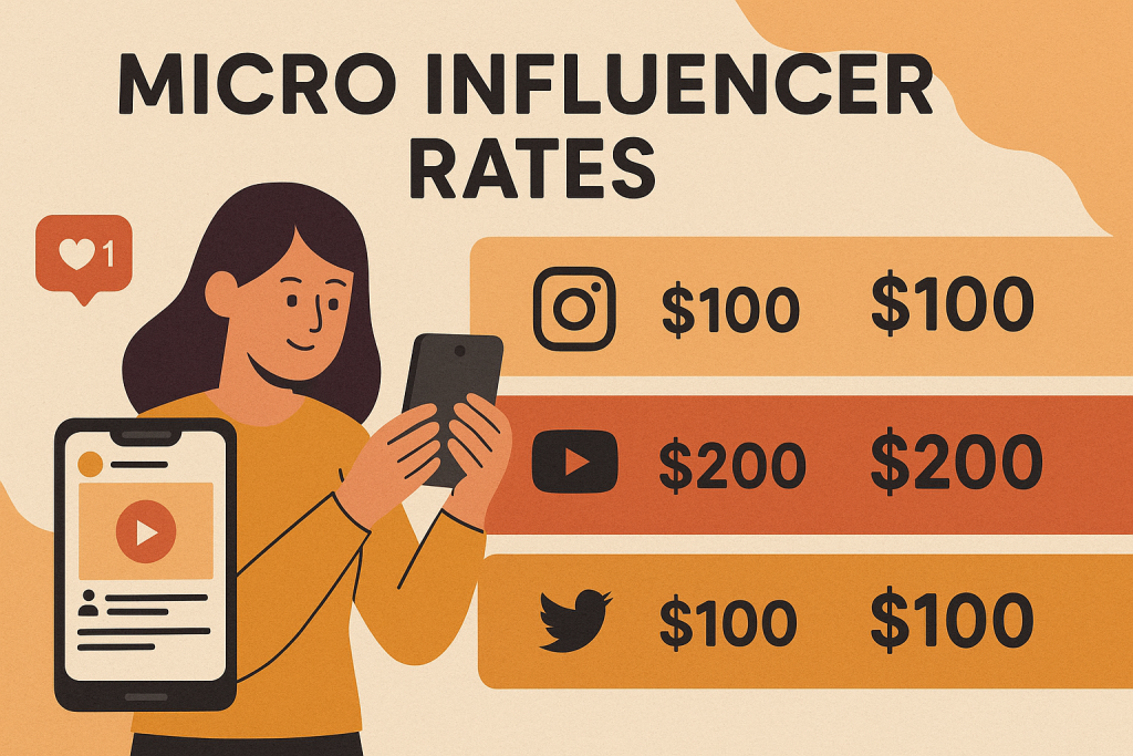 Micro influencer rates