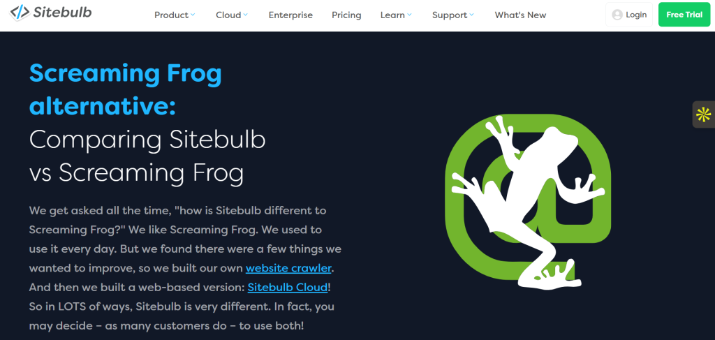 Screaming Frog vs Sitebulb