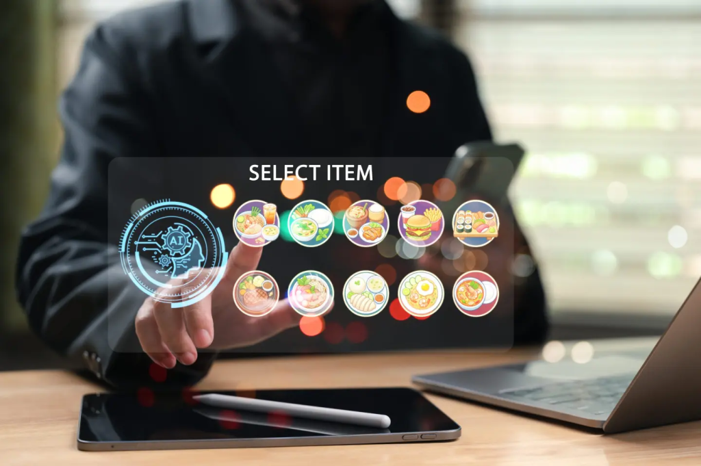 AI-generated restaurant ads