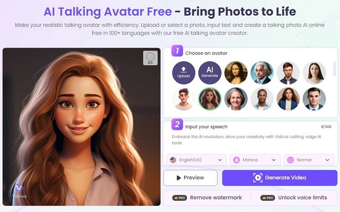 Talking Avatars for Faceless Channels
